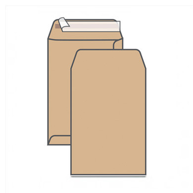 Пакет почтовый (229х324) внутренняя запечатка, отрывная лента