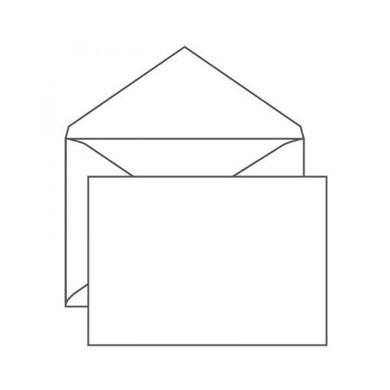 Конверт (290х390) канцелярский, треугольный клапан, без клея