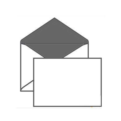 Конверт С5 (162х229) канцелярский, внутренняя черная запечатка, треуг. клапан, без клея